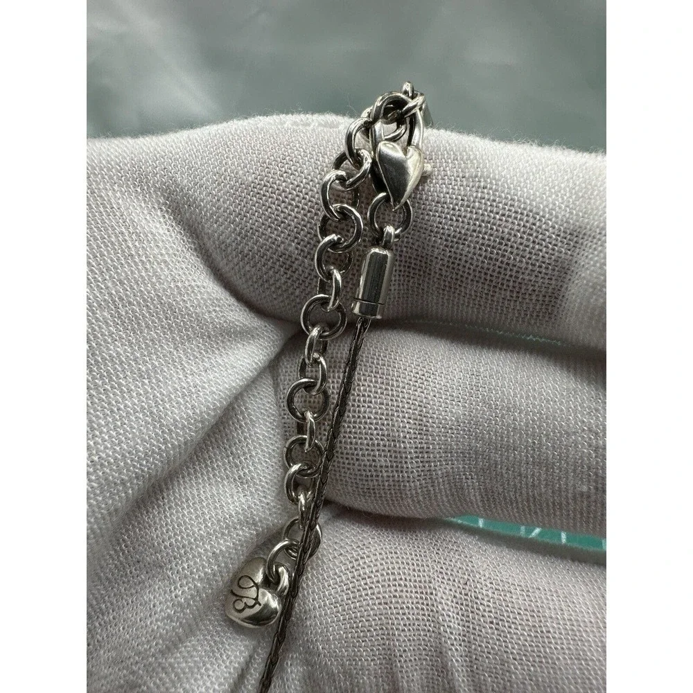 Brighton‎ Fortino Petite Pendant Reversible Topaz / Crystal Necklace